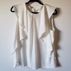 NWT White Sleeveless Blouse